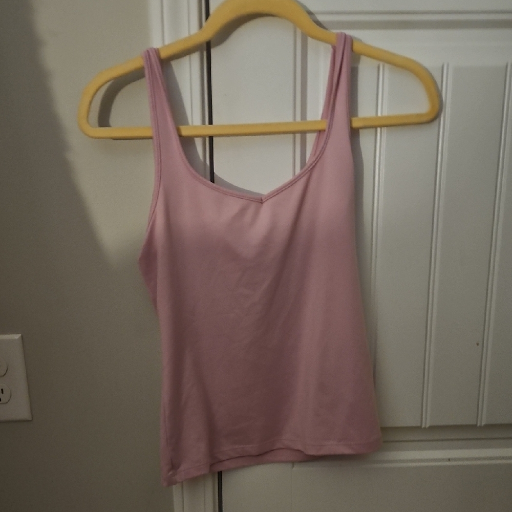 Aeropostale Light Pink Scoop Neck Tank Top
